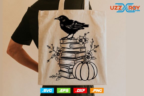 Halloween Book Lover SVG, Graphics & Crafts