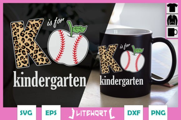 K Is For Kindergarten Teacher SVG: A Practical Design Asset for Crafts and Graphics
