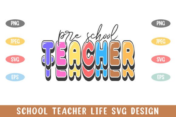 Pre School Teacher Life Graphics and Crafts