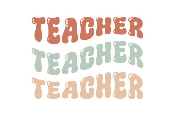 Retro Teacher SVG & PNG – A Versatile Graphic Design Asset for Crafts