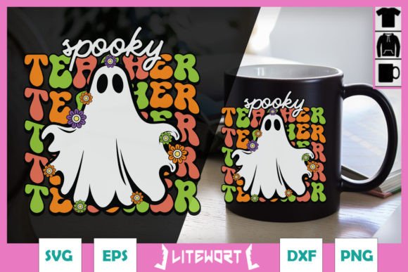 Teaching My Boos Spooky Teacher SVG: Graphics and Crafts for Creative Marketing