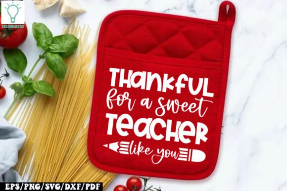 Thankful for a Sweet Teacher Like You SV: Graphics and Crafts in Action