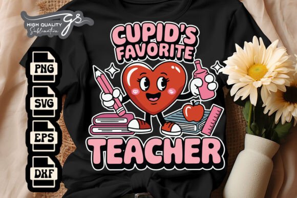 Valentines Cupid’s Favorite Teacher SVG: A Creative Asset for Crafts and Graphics